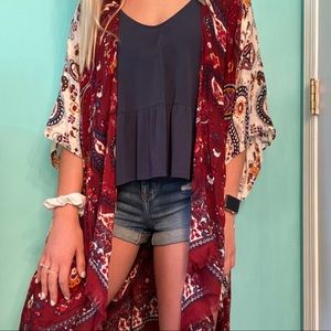 American Eagle Boho Kimono